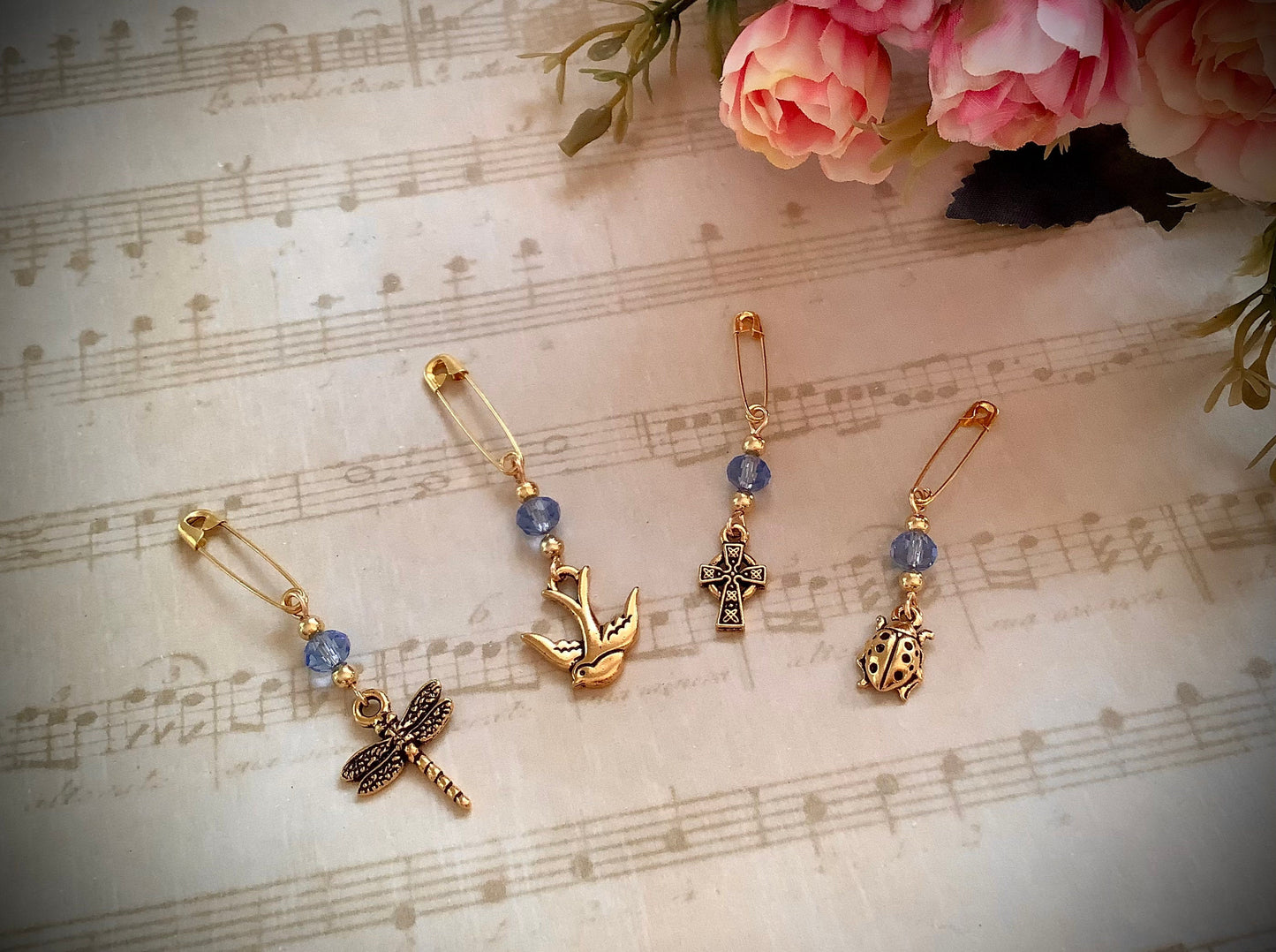 charming bouquet charms for the bride something blue