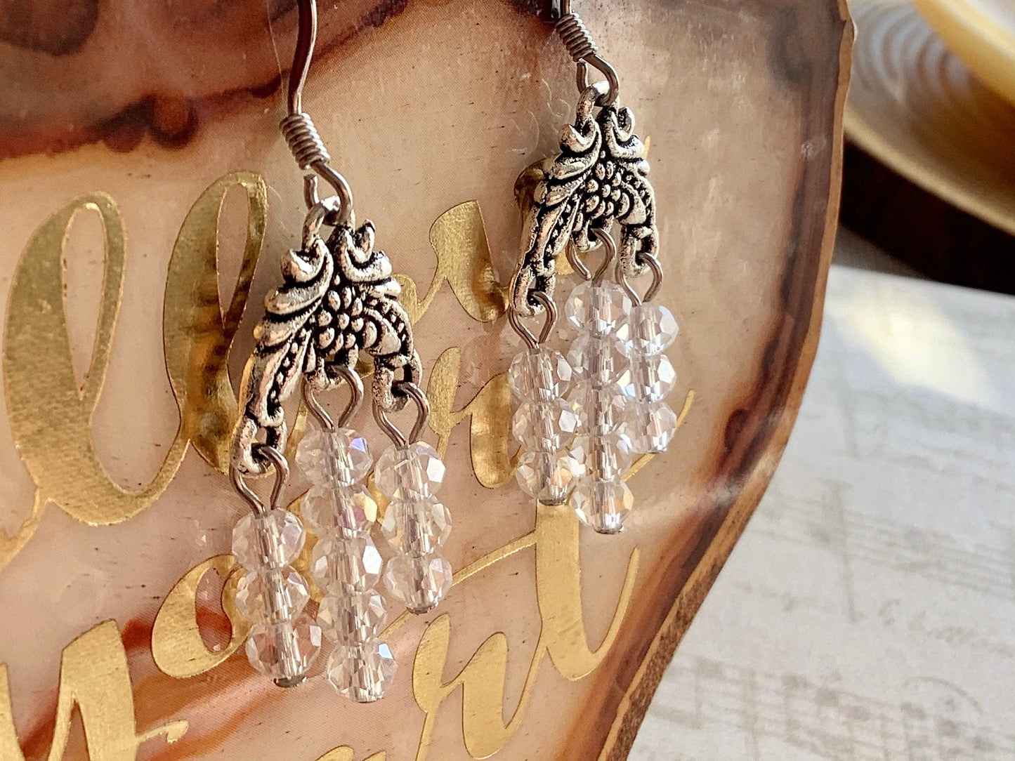 Boho Glam Long Crystal Statement Earrings for Every Occasion