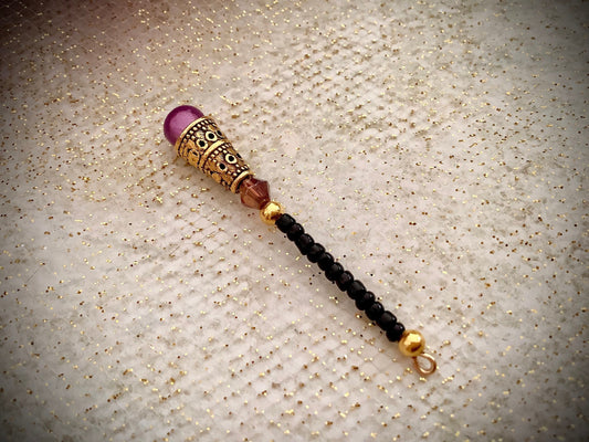 Miniature Magical Witchy Wands, Fairycore, Glass Crystal Tiny Wands for Jewelry and Doll Making, Fantasy Charms, Unique Miniature Wands