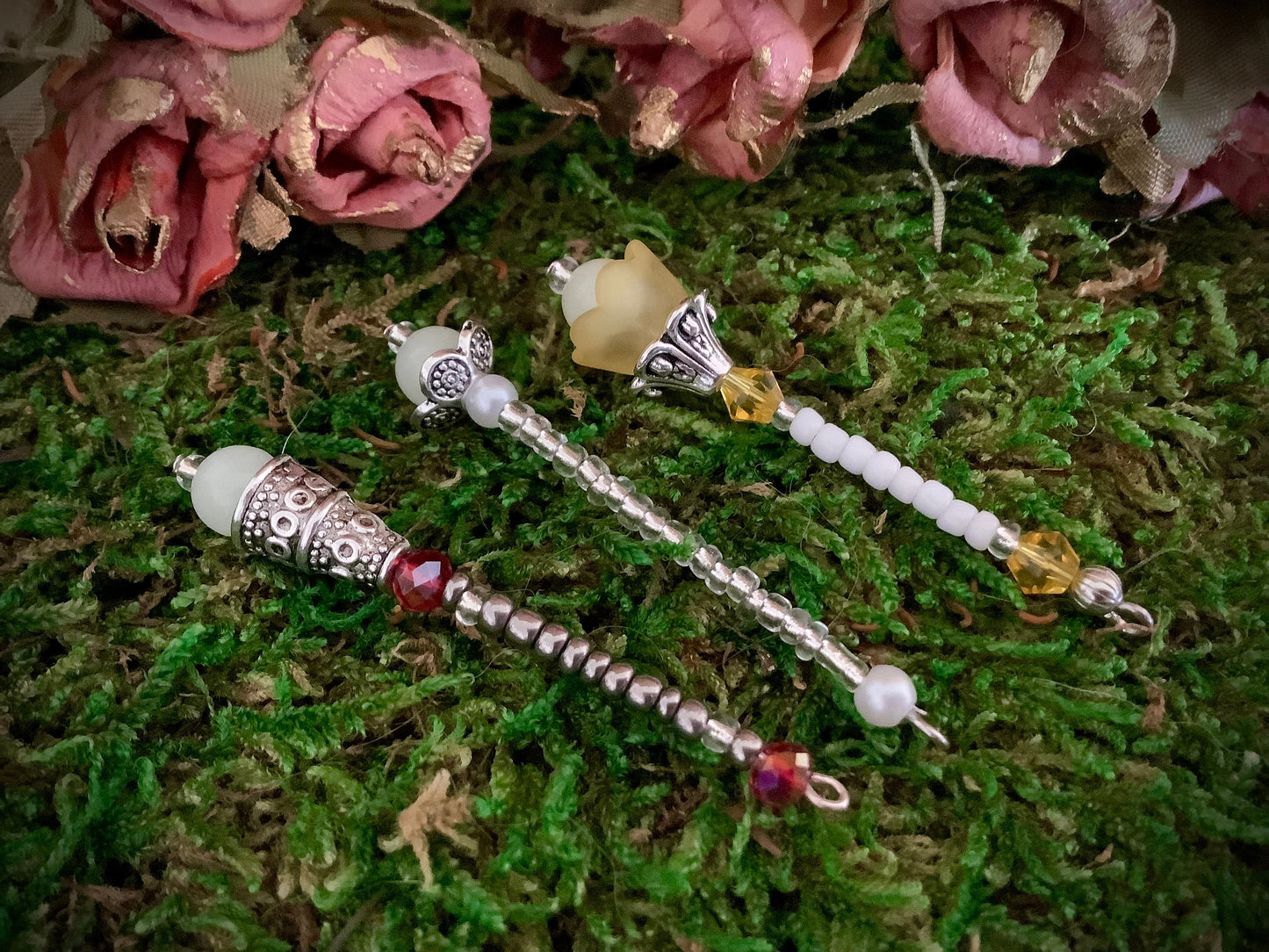 Fairie Wand - Glowing Fairy Wand, Glow in the dark miniature magic wand, Teeny Tiny Wands, Jewelry, Magical Gift, Believe in magic, dream