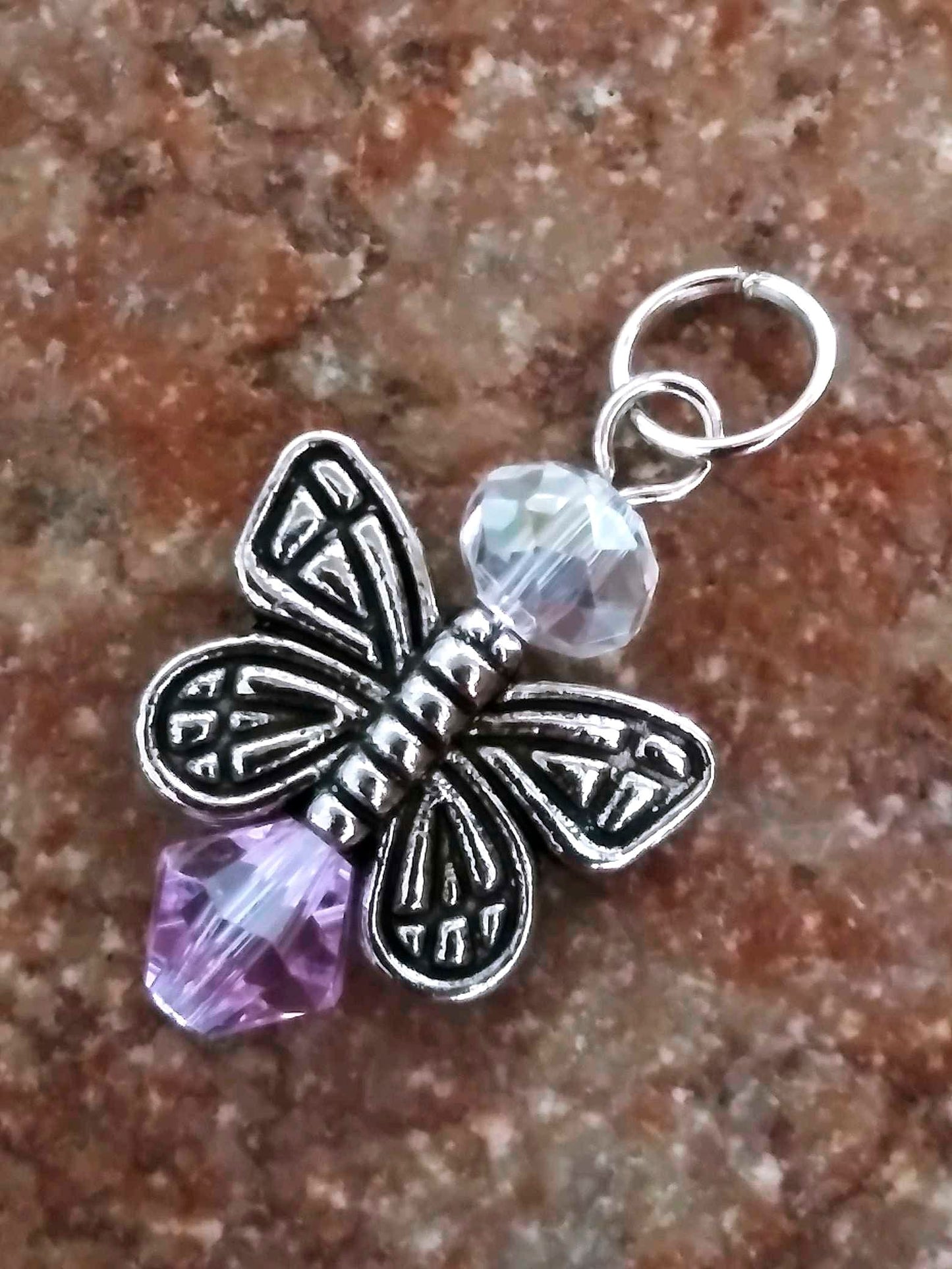 Butterfly angel charms, Crystal beaded Angels, crystal Angel pendants for bracelets necklaces earrings, religious Christian Mothers gifts