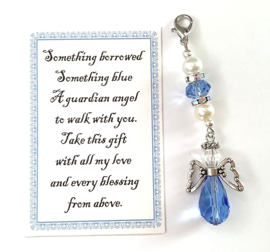 Something Blue Charm for the Bride - Wedding Bouquet Charm