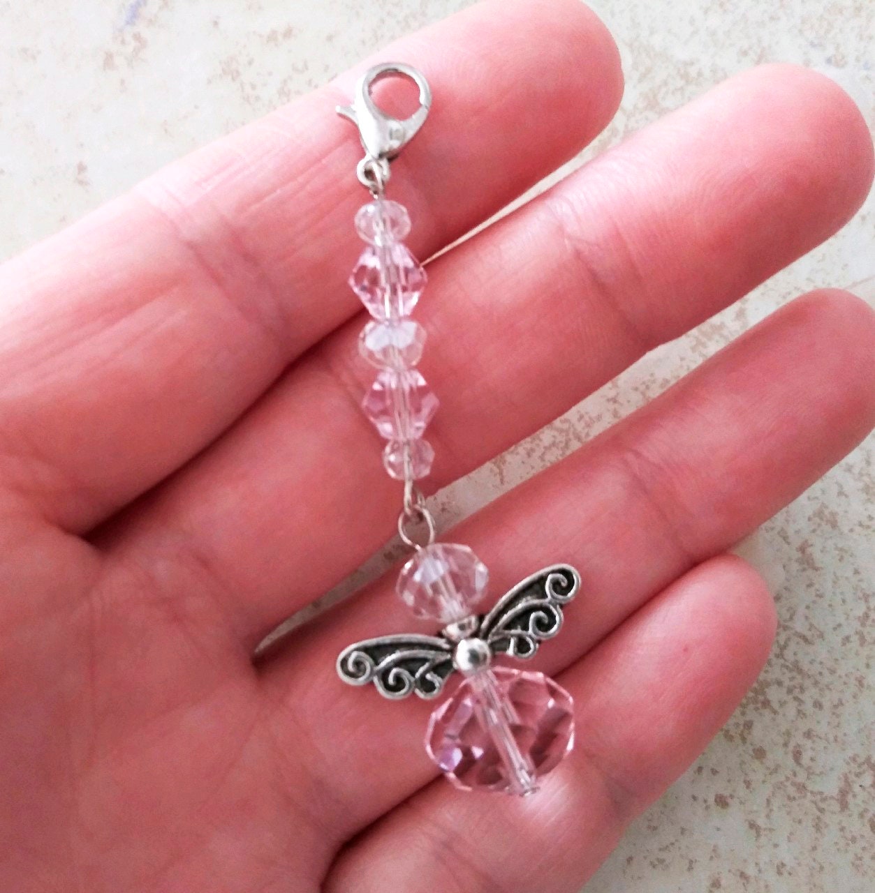 Angel Charm for Bible Case, Purse, Car Charm, Bridesmaid, Weddings, Baby Showers, Custom quantities, Custom Wedding Favors, Custom Charms