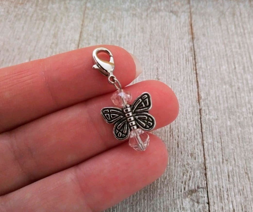 Wedding Bouquet Butterfly Memory, Remembrance Bride Gift, Saying w/ Butterfly Angel Charm Sympathy Gift, Memory, Loss Loved One, keepsake