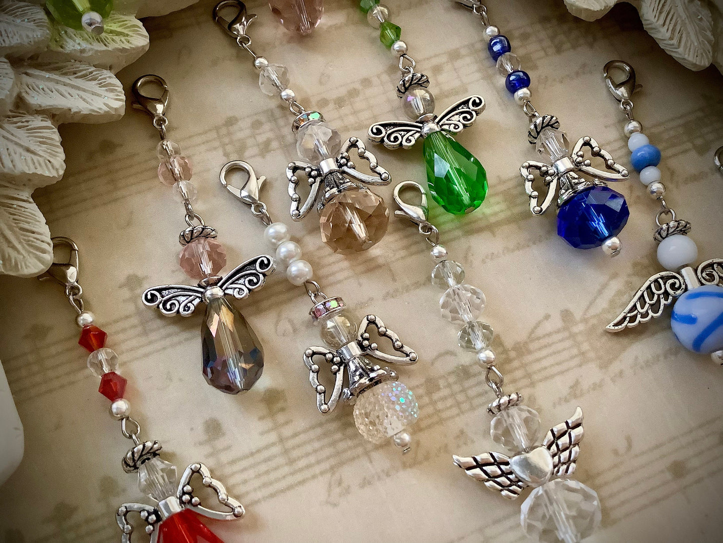 Guardian Angel Charms, Wedding Gift, Watch over me, Friend Gift, Thank you gift, Kindness Gift, God Bless You Prayer Angels with Card, Angel