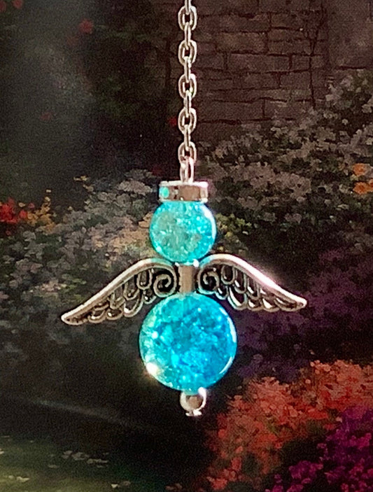 Guardian Angel Car Charm, Angel for car, rear view mirror ornament, Drive Safe Gift, An Angel to watch over you new driver gift, travel safe