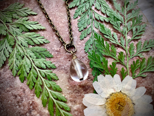 Water droplet necklace, Raindrop Necklace, Boho Necklace, Water Necklace, Fall mood Jewelry, Unique Jewelry, Rainy day mood necklace, dainty