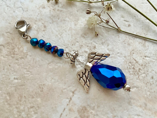 Blue angel charm | wedding bouquet charm